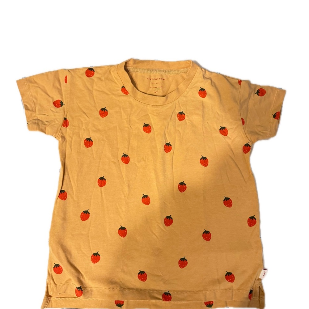 Tinycottons kids tshirt with strawberries